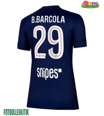 Paris Saint-Germain Bradley Barcola #29 Hemmatröja Kvinnor 2025-26 Kortärmad